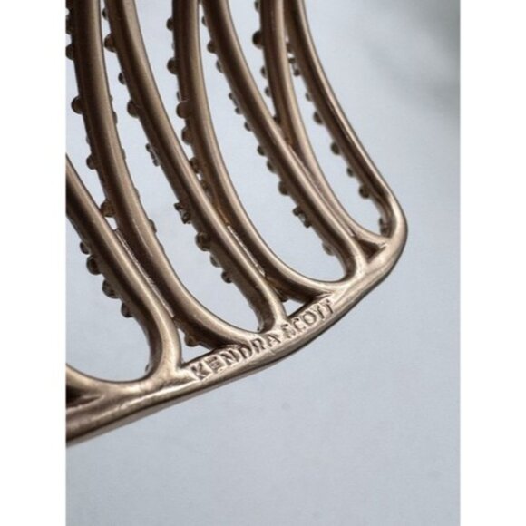 Kendra Scott Nicolas Cuff Bracelet  Gold Tone, Chunky Bracelet Gold- - Picture 10 of 13